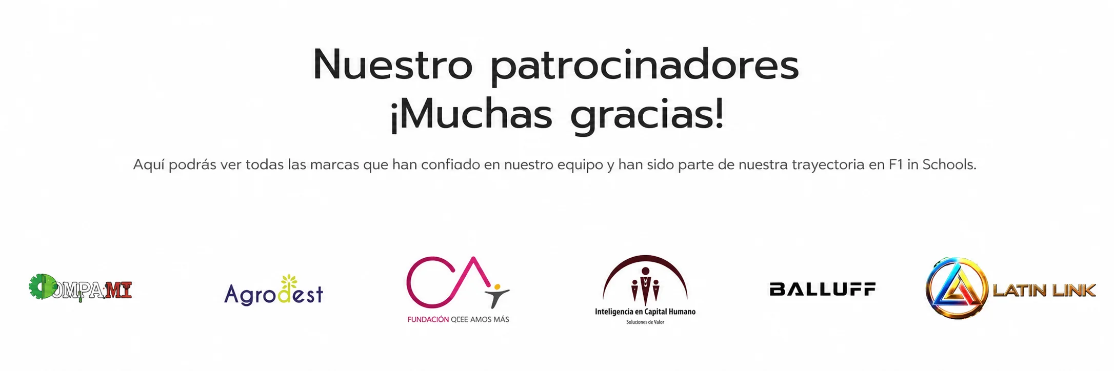 Thanks to our partners
