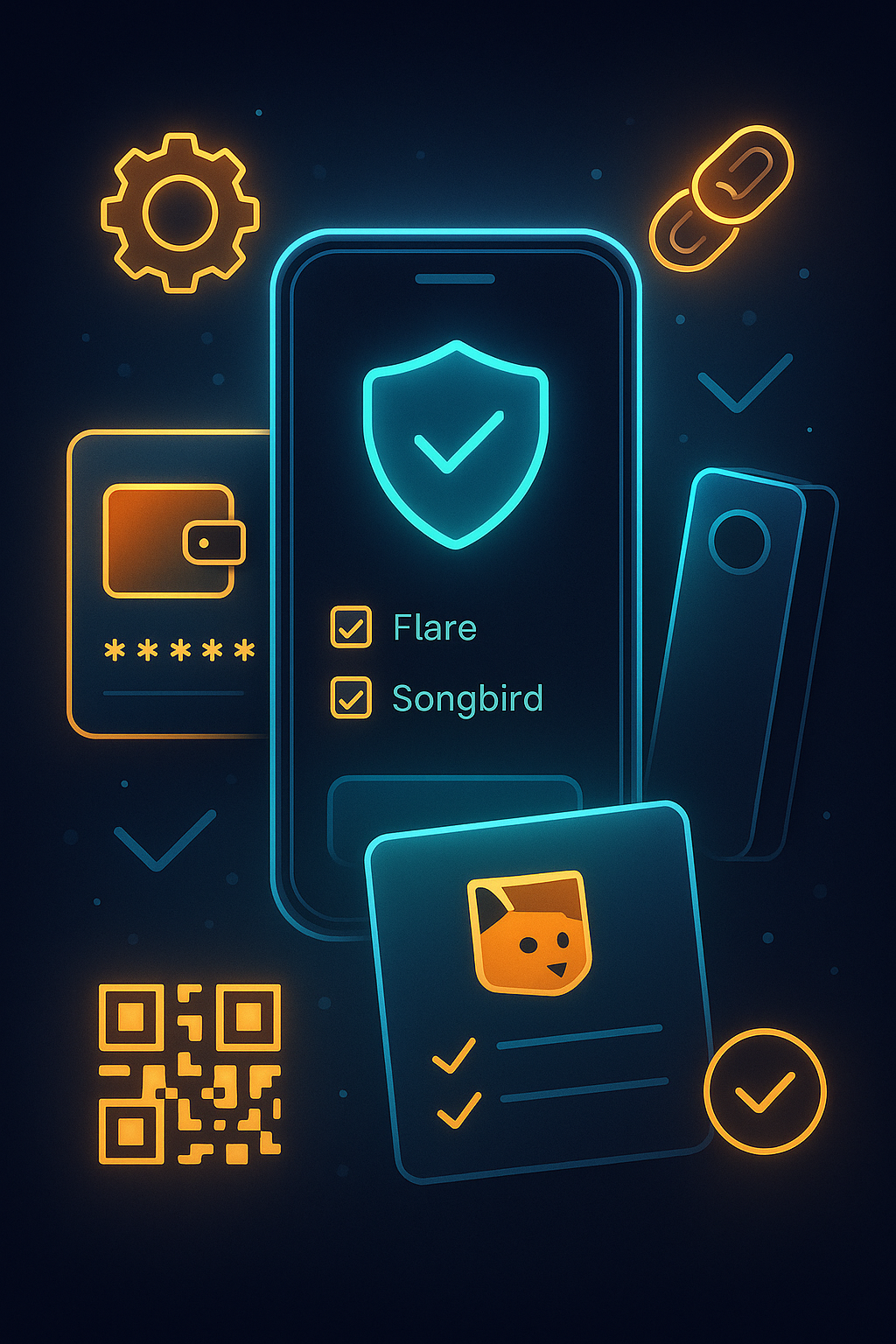 Configura tu billetera en Flare & Songbird